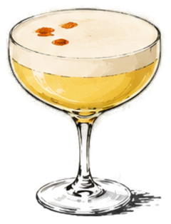 Pisco Sour cocktail at Bar Renzo's — Macchu Pisco, House-Alchemy lime, agave